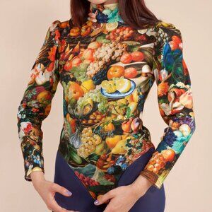 Samantha Pleet Harvest Turtle Bodysuit Size Small